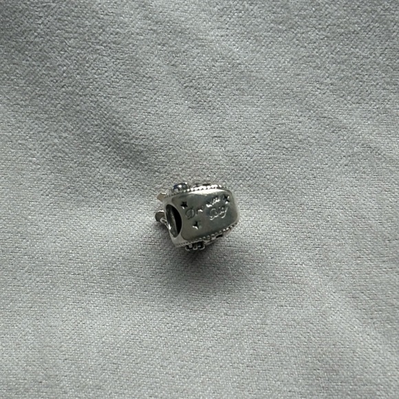 Star & Crescent Moon Charm in Sterling Silver - Picture 5 of 5